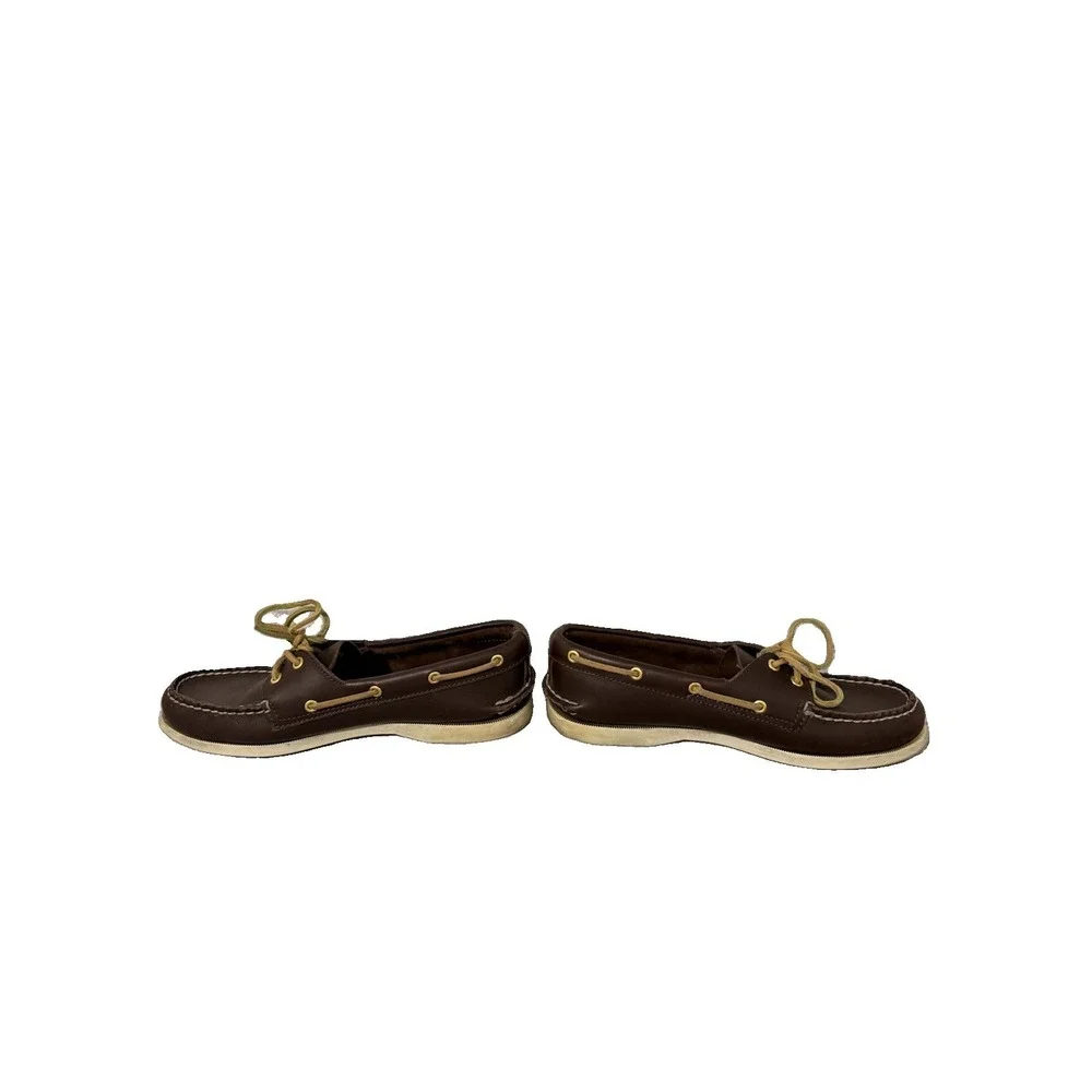Sperry Women's Authentic Original Boat Shoes – Brown Leather – Size 8.5